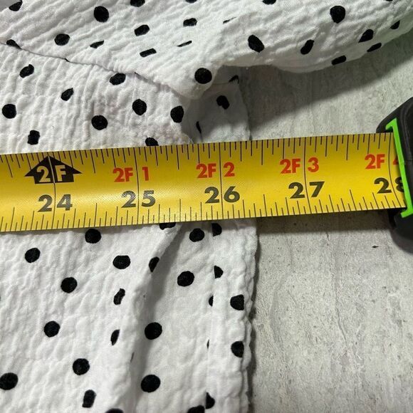 Croft & Barrow Women’s White Black Polka Dot Button Front Inner Tank Top Size 3X - Picture 10 of 13